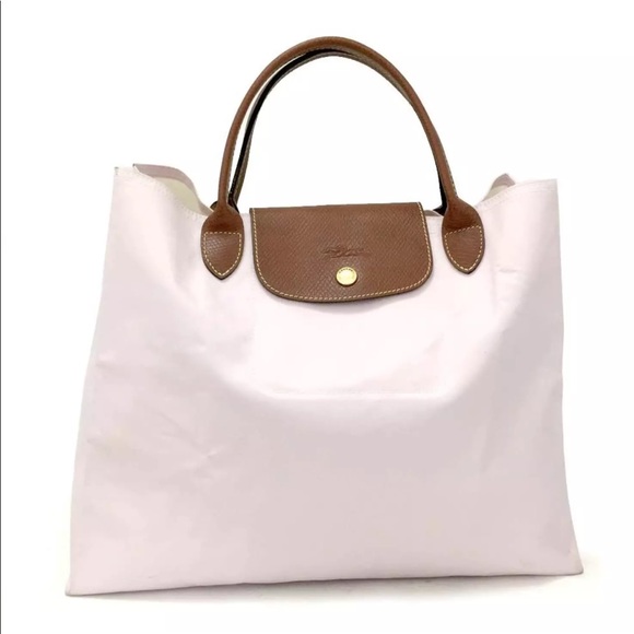 longchamp purple tote bag